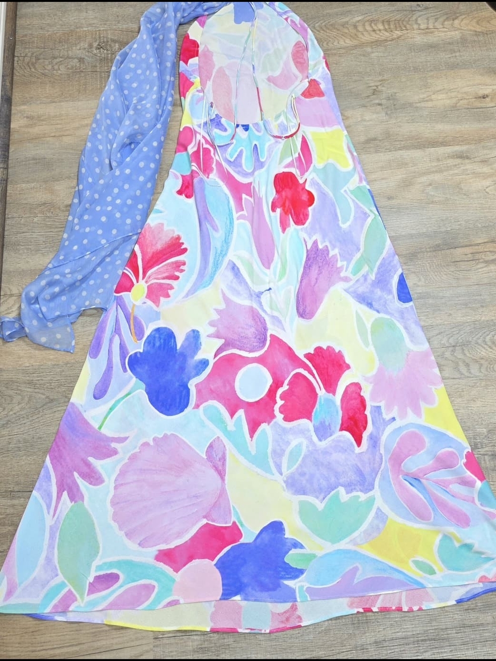 RIXO HAYLEY HALTER DRESS SIZE S MSRP $445 - Picture 5 of 9